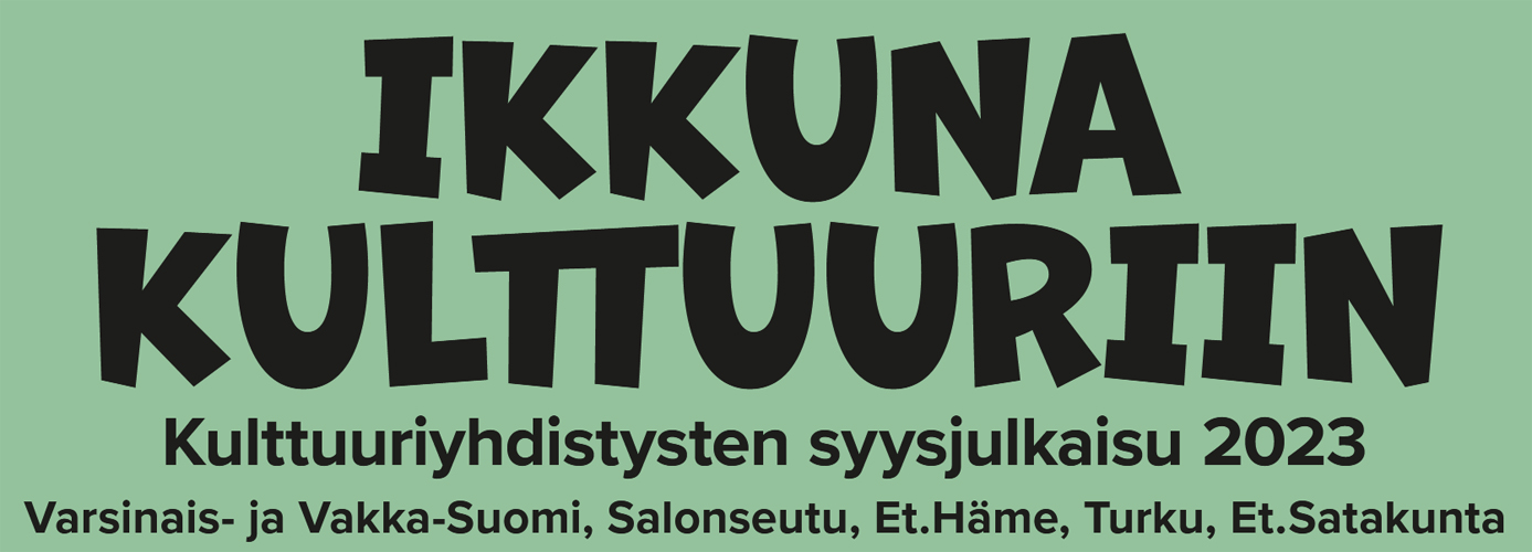 Ikkuna kulttuuriin – syysjulkaisu 2023